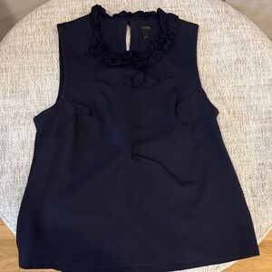 Jcrew Navy Sleeveless Top